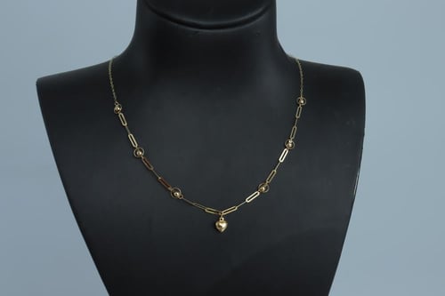 سلسال ذهب الحب عيار 18 وزن 1.4 جرام