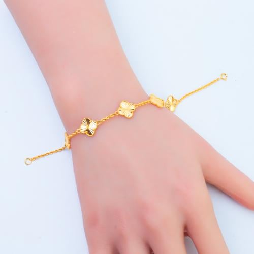 سوارة ذهب الفان كليف خمس وردات عيار 21 وزن 3.74 جر...