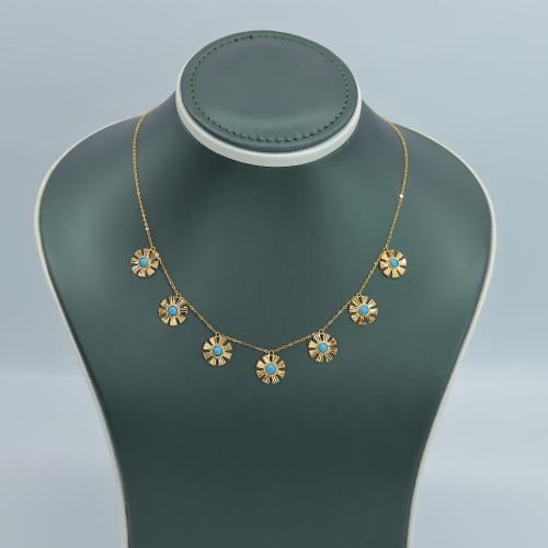 تشوكر ذهب الرمش الفيروزي عيار 21 وزن 3.1 جرام