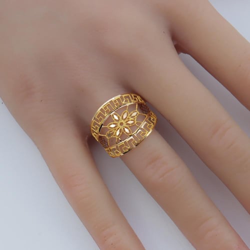 خاتم ذهب عيار 21