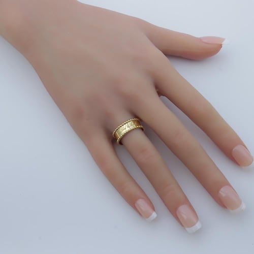 دبله فان كليف ذهب عريضه عيار 18