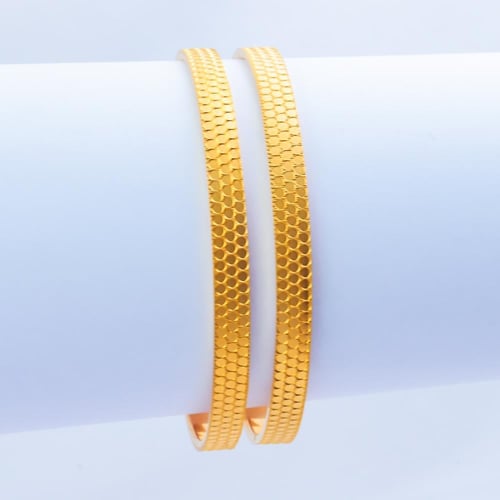 بناجر شومية ذهب عيار 21 نقش الساتان وزن 7.5 جرام