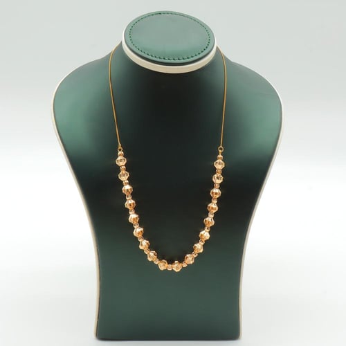 عقد ذهب عيار 21 المسبحة الكلاسيكية وزن 13.68 جرام