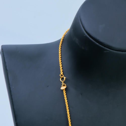 قلادة سبحة ذهب عيار 21 وزن 3.59 جرام