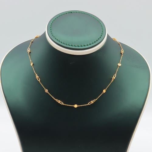 عقد ذهب عيار 18 وزن 4.22 جرام