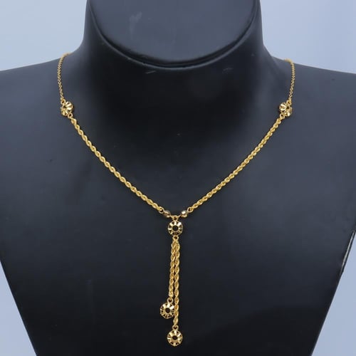 عقد سبحة ذهب فخمه عيار 21 وزن 2.6 جرام