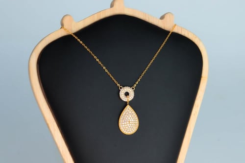 سلسال ذهب البوشرون تصميم الماس عيار 21