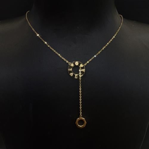 عقد ذهب اللوف عيار 18 وزن 3.37 جرام