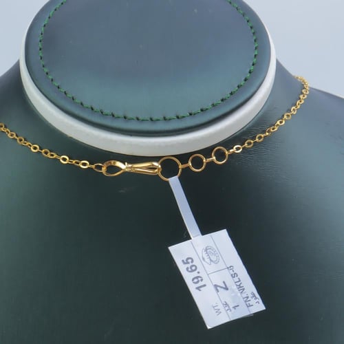 خناق ذهب عيار 21 الرمش الترند وزن 19.65 جرام