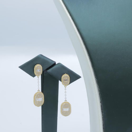 طقم ذهب عيار 18 تصميم بوشرون الماسي وزن 6.95 جرام