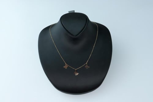 سلسال ذهب الفراشات عيار 18