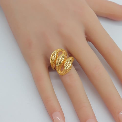 خاتم ذهب عيار 21