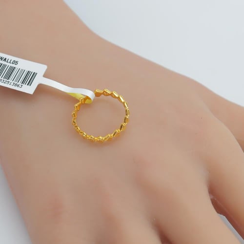 دبله ذهب رفيعة عيار 21 بوزن 1.1 جرام