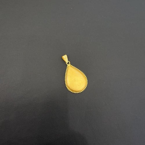 تعليقه المطفي عيار 21 مع سلسال عيار 22 وزن 6.55 جر...