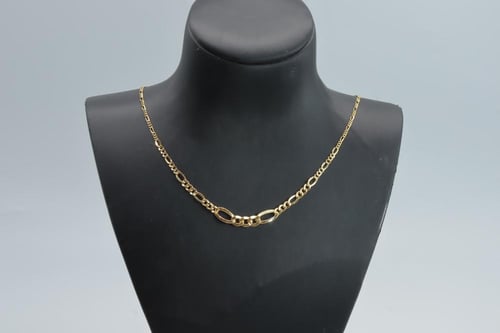 عقد ذهب الجنزير عيار 18 وزن 2 جرام