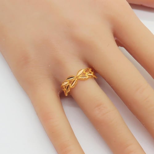 خاتم ذهب عيار 21