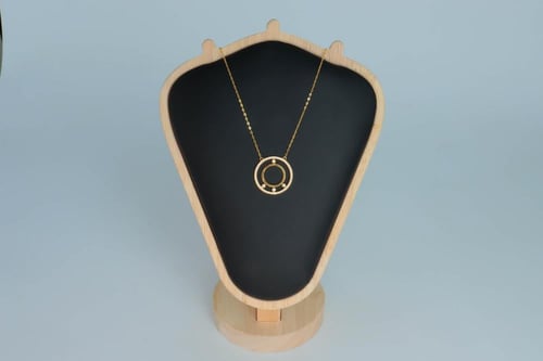 سلسال ذهب المسيكاء تصميم الماس عيار 21 وزن 3.7 جرا...