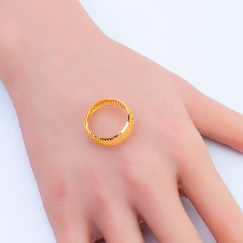 خاتم ذهب عيار 21