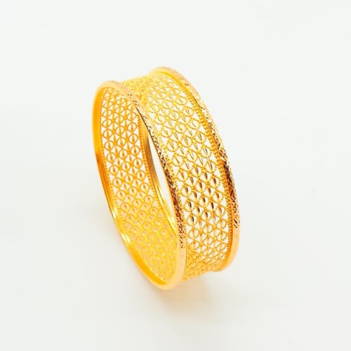 غوايش ذهب عريضه عيار 21