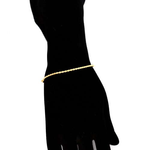 اسوارة مبروم ذهب صافي عيار 21