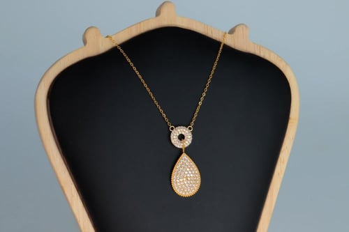 سلسال ذهب البوشرون تصميم الماس عيار 21