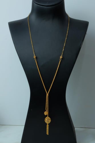 سبحة ذهب بحريني عيار 21 وزن 3.7 جرام