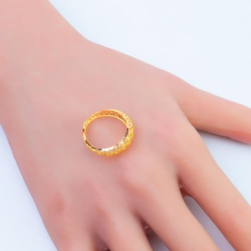 خاتم ذهب عيار 21