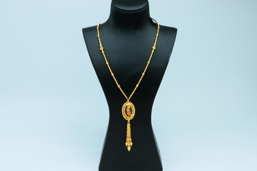 سبحة ذهب الوردة بتصميم كرات الدوريكاء عيار 21 وزن...