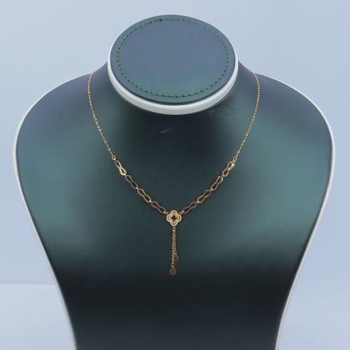 سلسال ذهب عيار 21 وزن 0.92 جرام