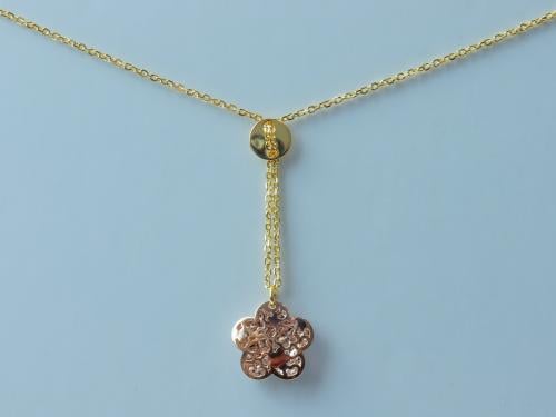 سلسال ذهب Shiny star يلبس وجهين عيار 18 وزن 4.4 جر...