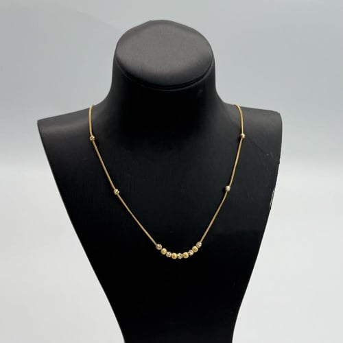 عقد ذهب صافي عيار 21 وزن 4.12 جرام