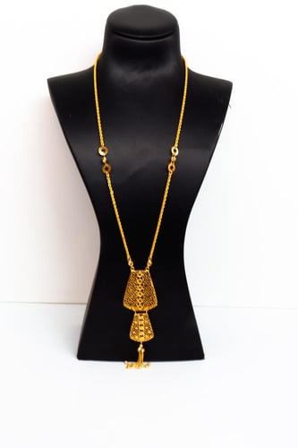 سبحة ذهب بحريني عيار 21 لأطلالة فاخرة بوزن 13.9 جر...