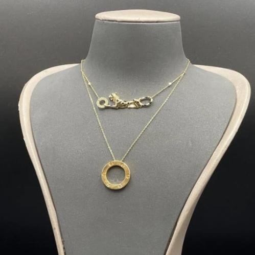 عقد تايجر دورين ذهب تصميم الماس عيار 18 وزن 11.75...