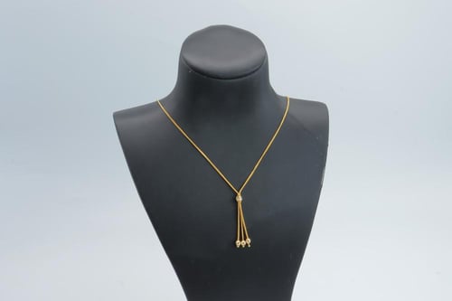 عقد ذهب عيار 21 وزن 3.45 جرام