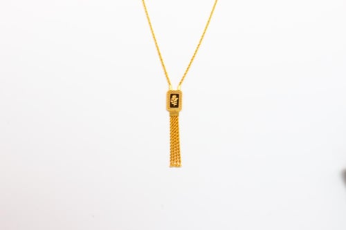 سبحة ذهب المبروم تصميم السبيكة عيار 21 وزن 6.6 جرا...