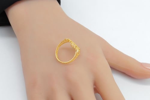 خاتم ذهب عيار 21