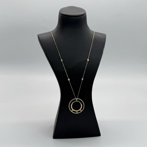 سبحة ذهب المسيكاء عيار 18 بتصميم الماسي وزن 12 جرا...