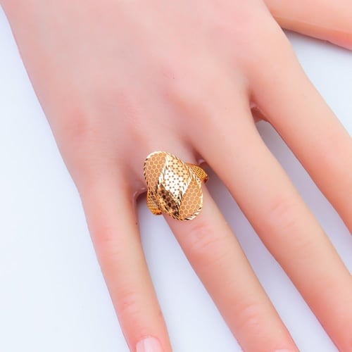 خاتم ذهب عيار 21