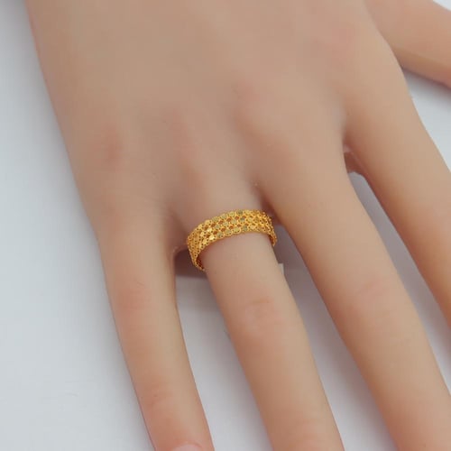 دبلة ذهب عيار 21