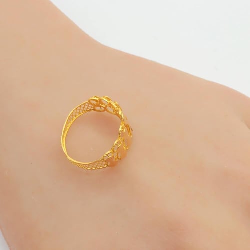 خاتم ذهب عيار 21