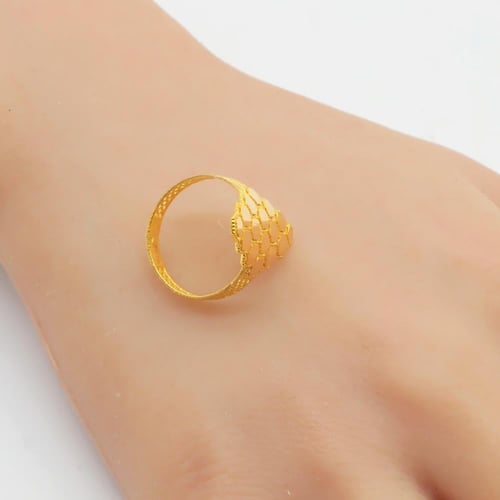 خاتم ذهب عيار 21