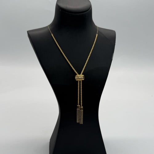 سبحة ذهب عيار 21 مطعمة بالميناء الاسود وزن 6.3 جرا...