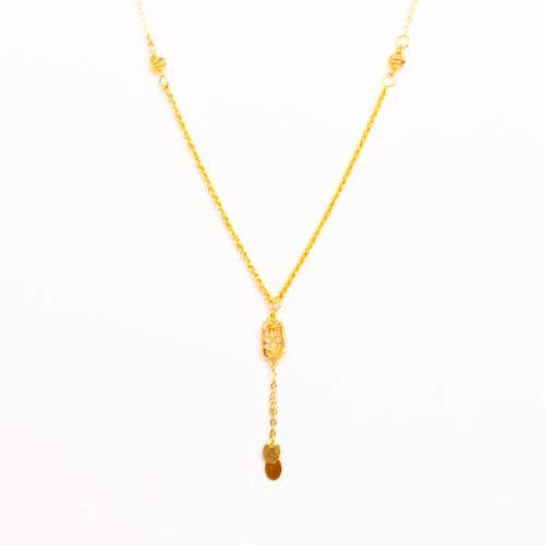 سبحة ذهب عيار 21 وزن 3.2 جرام