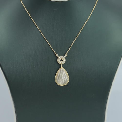 عقد ذهب البوشرون عيار 18 وزن 4.94 جرام