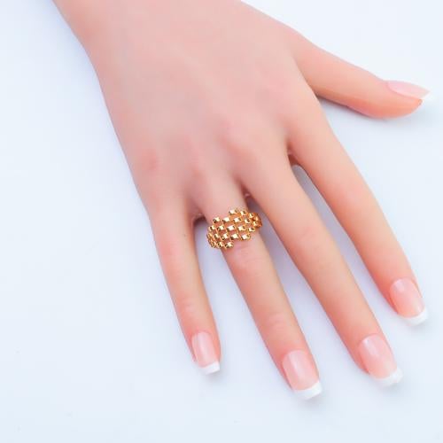 خاتم ذهب عيار 21 وزن 1.7 جرام