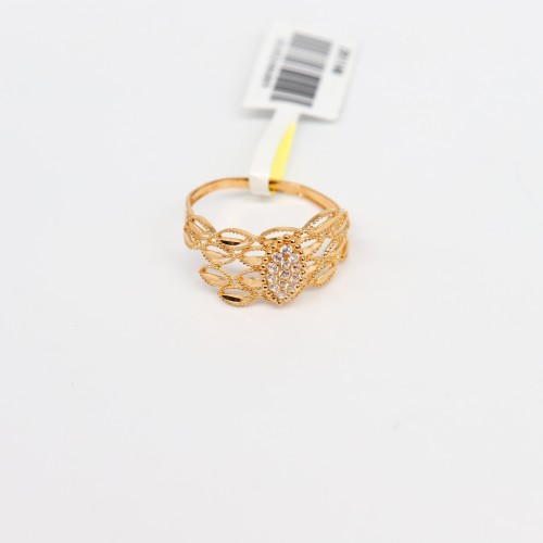 خاتم ذهب غصن الزيتون عيار 21