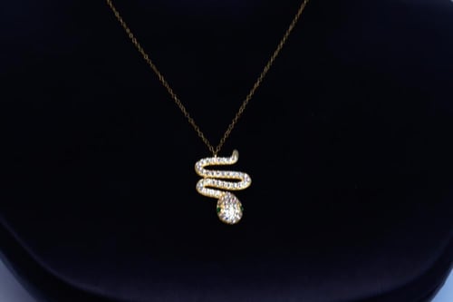 سلسال ذهب بلغاري تصميم الماسي نواعم عيار 18 وزن 1....