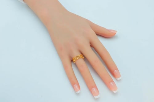 دبلة ذهب دورين عيار 21