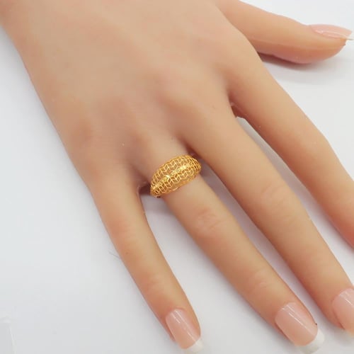 خاتم ذهب عيار 21