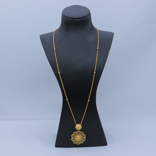 سبحة ذهب البصمة عيار 21 وزن 7.06 جرام